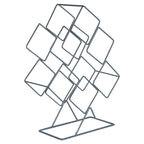 Amaya Decors Rectangular Grey Wine Rack for, 6 Bottles