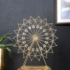 Amaya Decors The Ferrous Revolving Wheel Showpiece