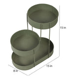 AmayaDecor's Green Textured Organizer | Green | Iron with Powder Coating Pack of 1