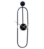 Amaya Decors Black Pipe Oval Clock
