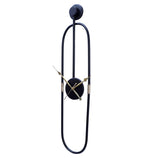 Amaya Decors Black Pipe Oval Clock