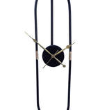 Amaya Decors Black Pipe Oval Clock