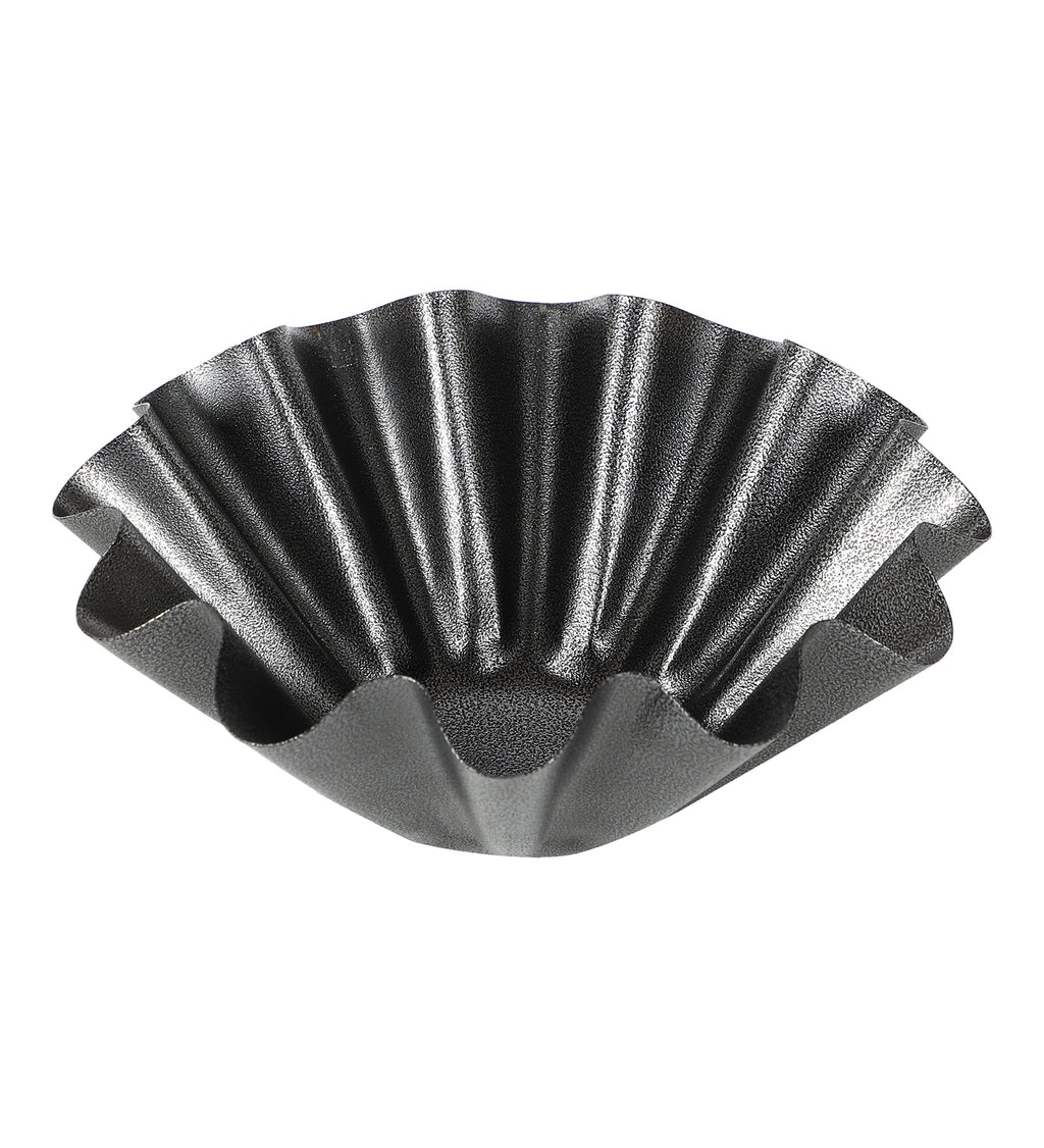 Amaya Decors Grey Textured Urli Bowl Set of 2 | Grey | Iron with Powder Coating
