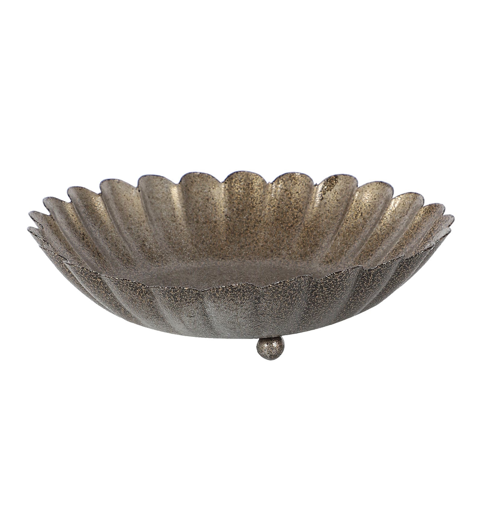 Amaya Decors Gold Textured Urli Bowl Set of 3 | Gold | Iron with Powder Coating