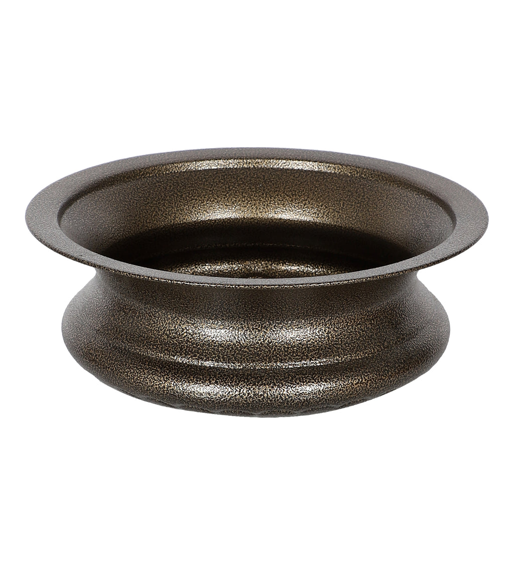 Amaya Decors Gold Textured Big Urli Bowl | Gold | Iron with Powder Coating