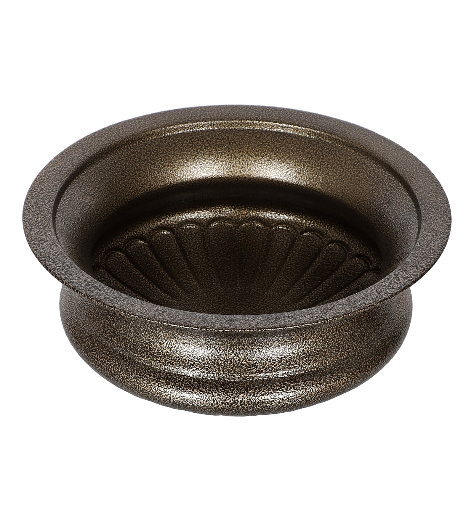 Amaya Decors Gold Textured Big Urli Bowl | Gold | Iron with Powder Coating