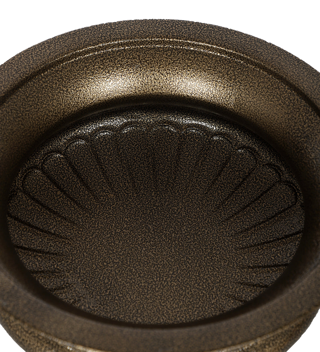 Amaya Decors Gold Textured Big Urli Bowl | Gold | Iron with Powder Coating