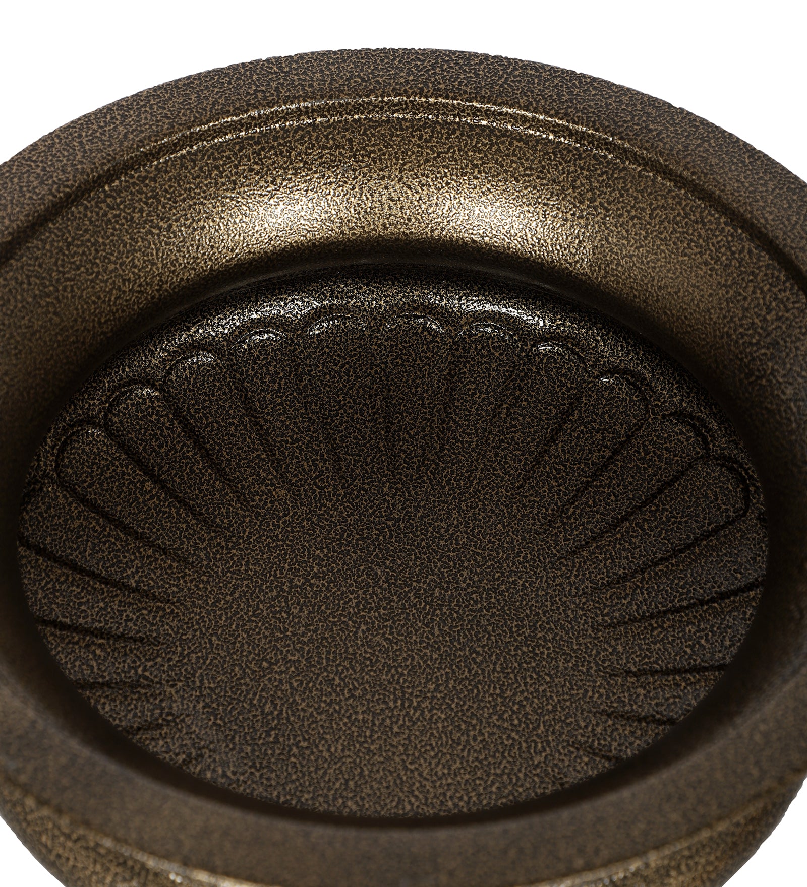 Amaya Decors Gold Textured Big Urli Bowl | Gold | Iron with Powder Coating