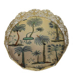 Amaya Decors White & Green Tray