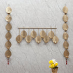 Amaya Decors Hanging Wall Leaf Etching Tealight Holder Set of 3
