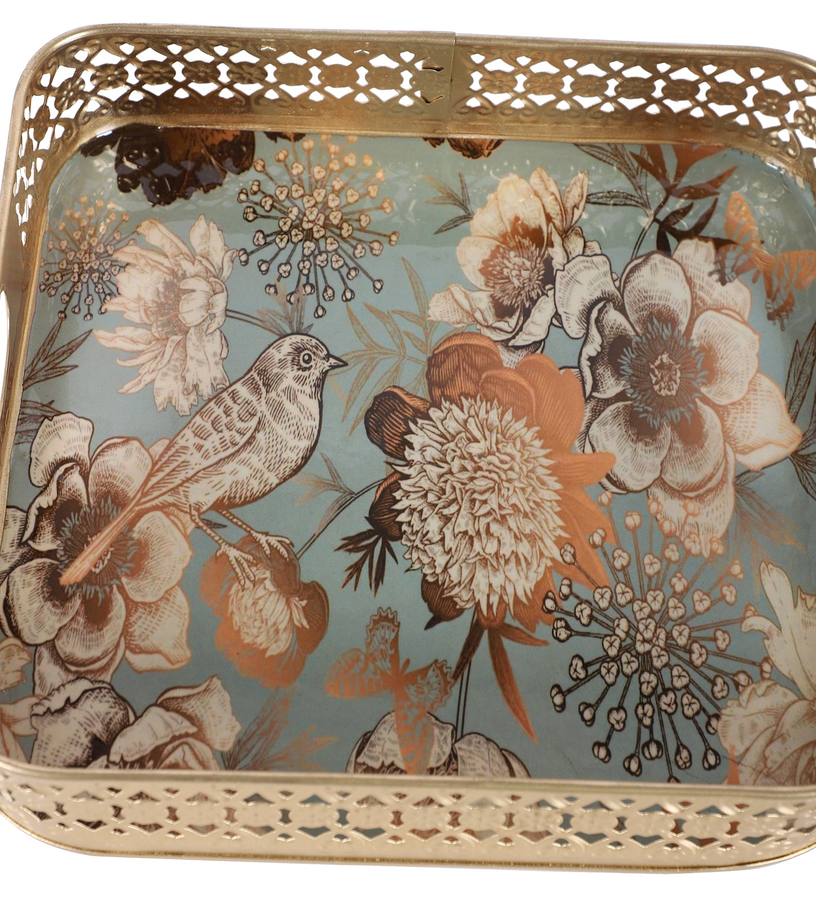 Amaya Decors Square Flower Tray Set of 2