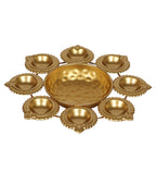 Amaya Decors Dia Bowl Urli | Gold | Iron with Powder Coating
