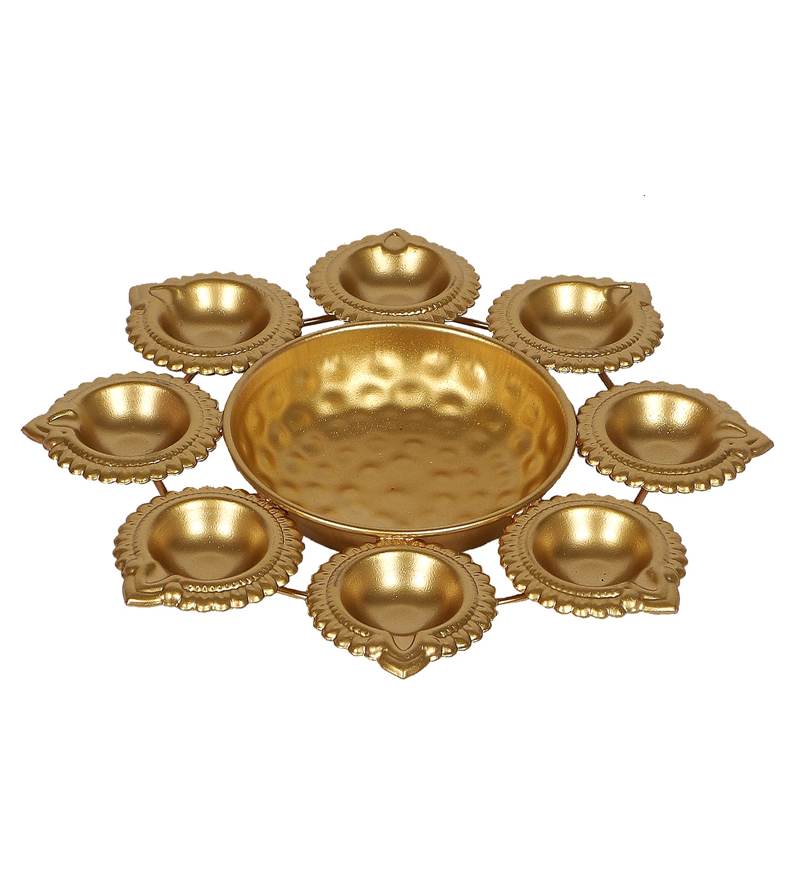 Amaya Decors Dia Bowl Urli | Gold | Iron with Powder Coating