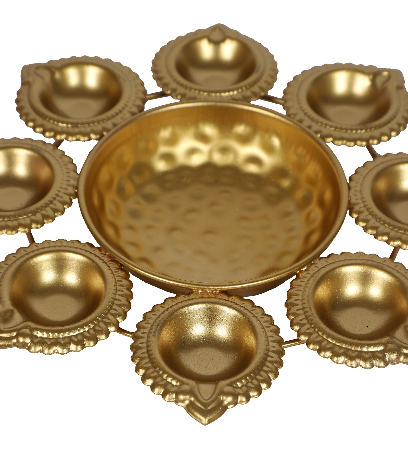 Amaya Decors Dia Bowl Urli | Gold | Iron with Powder Coating