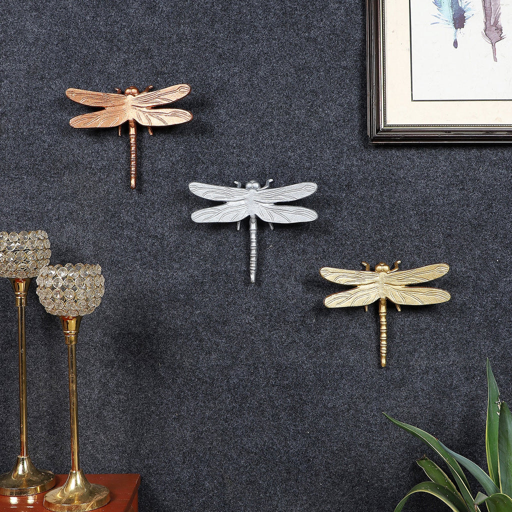 Amaya Decors Dragon Fly Wall Art Set of 3