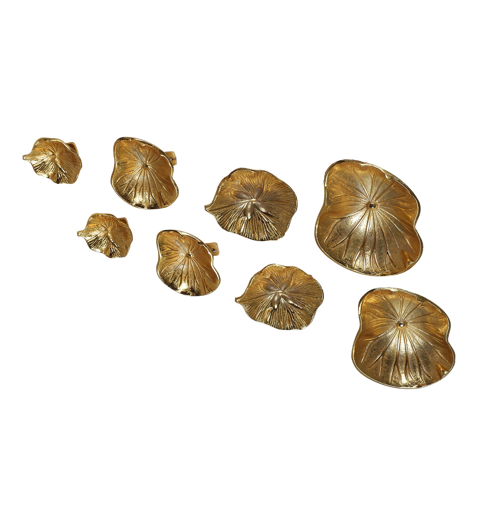 Amaya Decors Flower Aluminium Wall Art Set of 8
