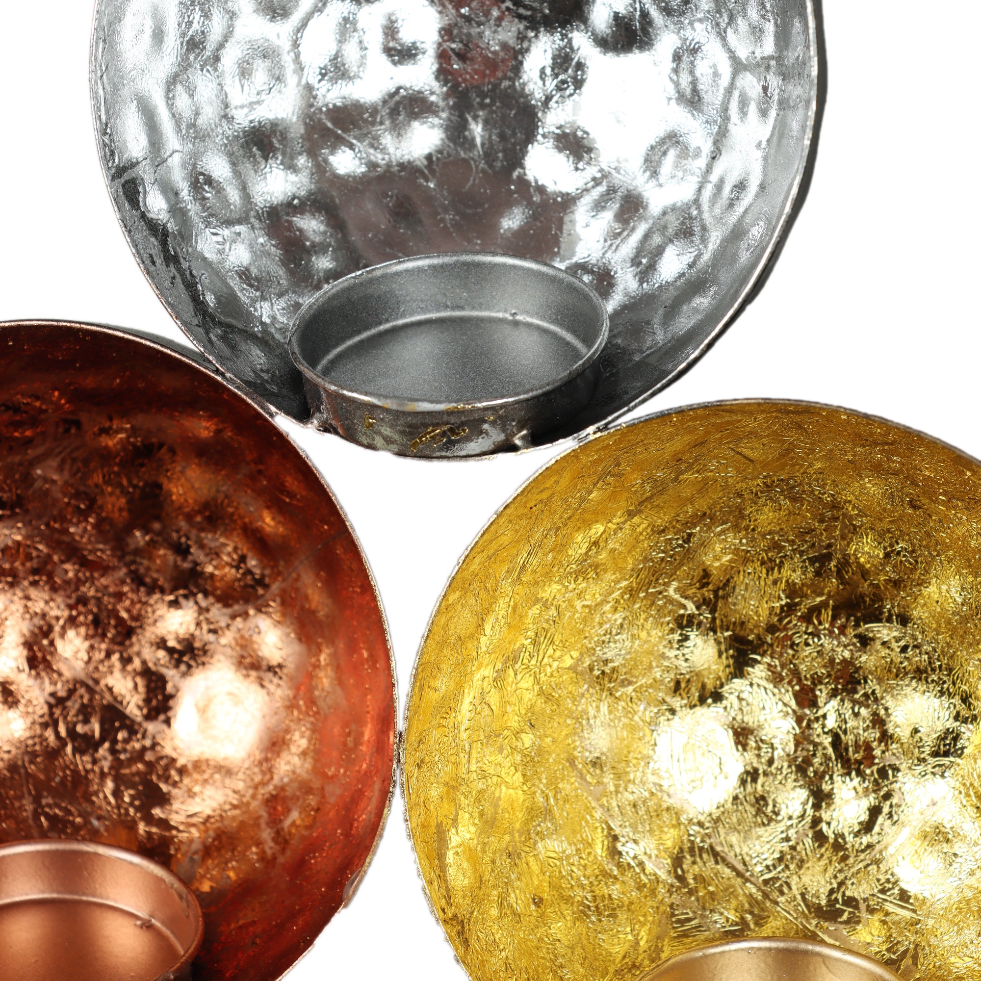 Amaya Decors Wall Three Color Tealight Holder Set of 2