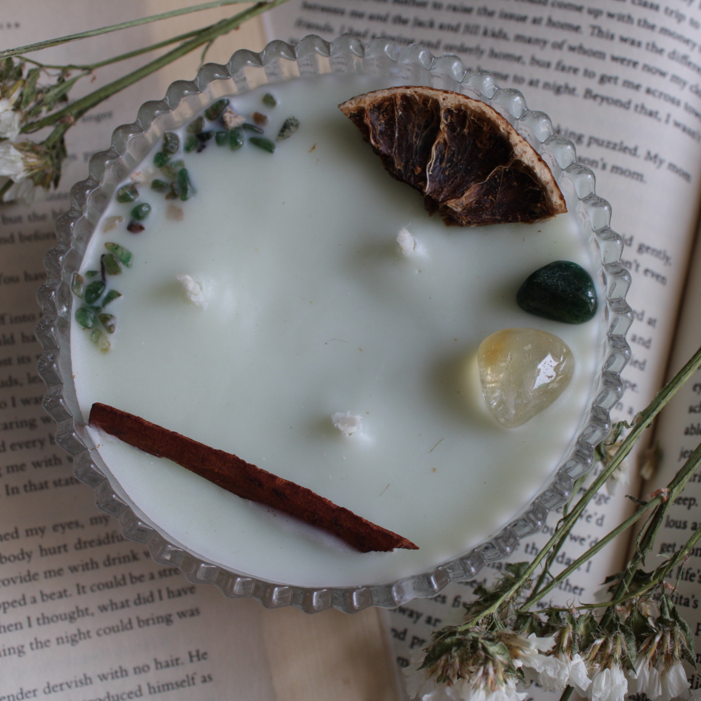 I AM ABUNDANT intention candle for manifestation