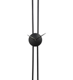 Amaya Decors Black Long Pipe Clock