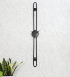 Amaya Decors Black Long Pipe Clock