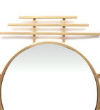 Amaya Decors Three Stripes Wall Mirror (24x24x1 Inch)