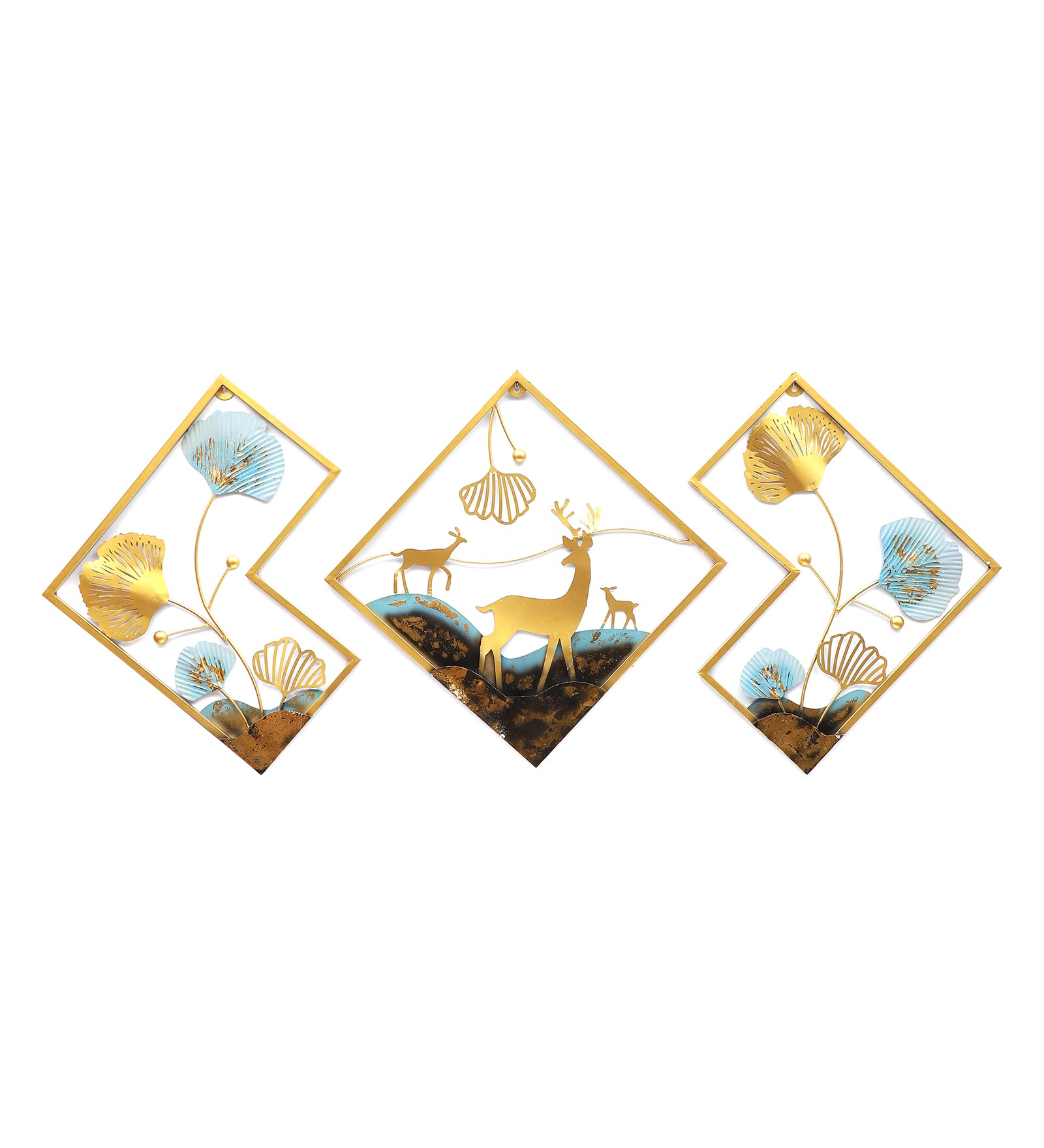 Amaya Decors Deer Wall Art Set of 3