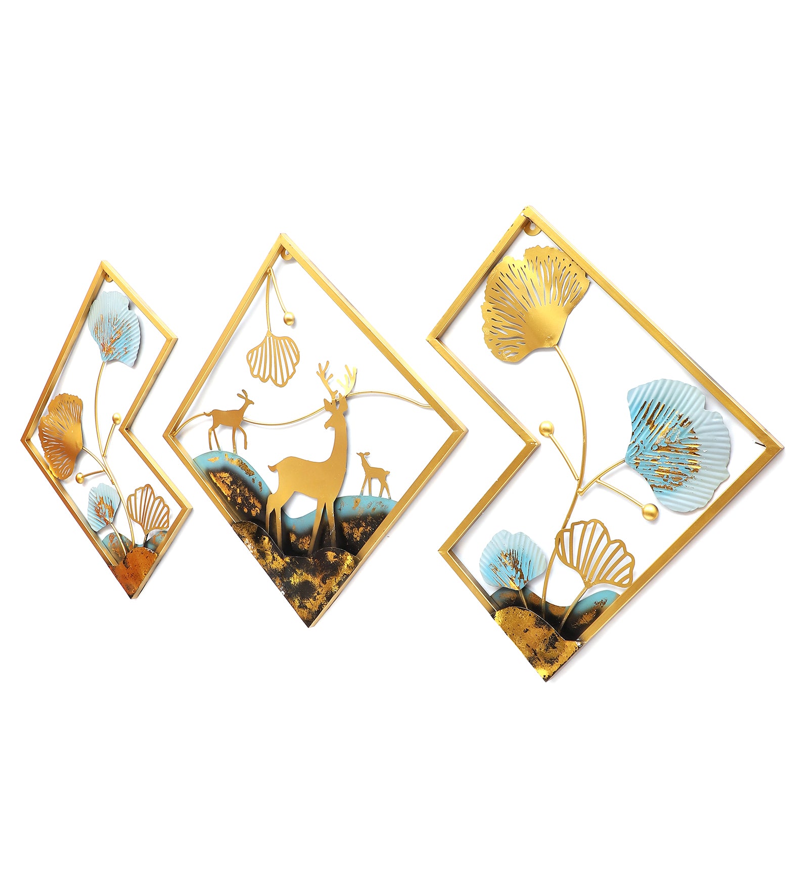 Amaya Decors Deer Wall Art Set of 3