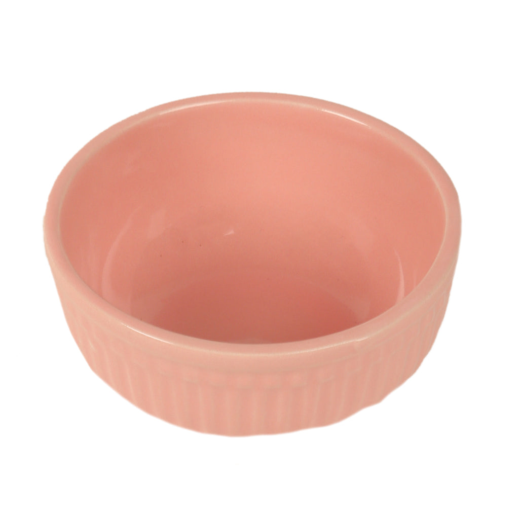Pink Ceramic Mug with Bowl Set of 6