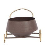 Amaya Decors Wine Shape Bowl Snacks Platter with Wheels