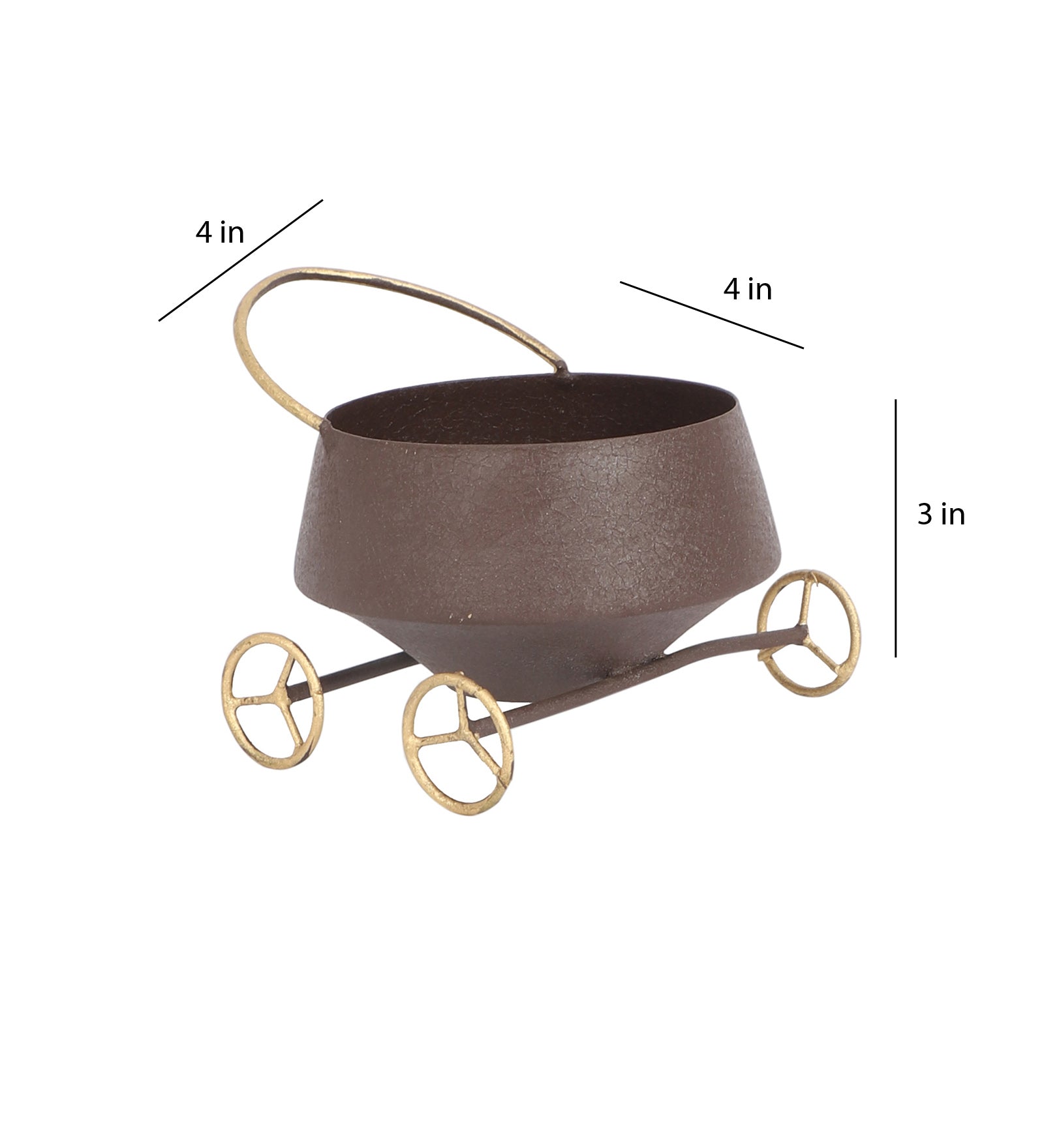 Amaya Decors Wine Shape Bowl Snacks Platter with Wheels