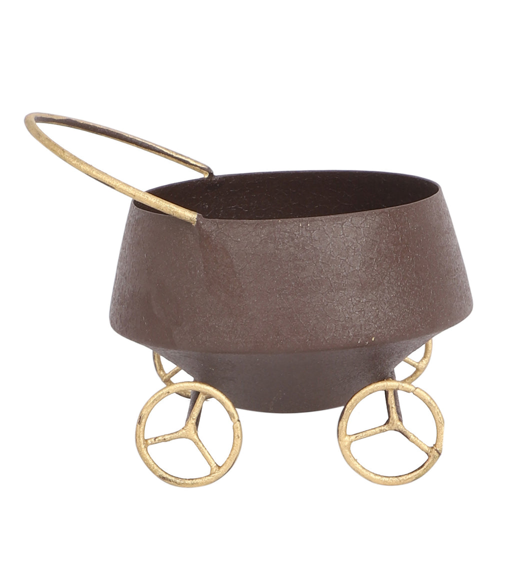 Amaya Decors Wine Shape Bowl Snacks Platter with Wheels