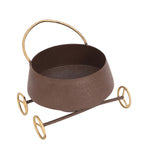 Amaya Decors Wine Shape Bowl Snacks Platter with Wheels