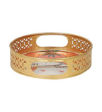 Amaya Decors Orange Cow Tray Set of 2