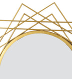 Amaya Decors Cross Lines Wired Wall Miror (24x24 inch)
