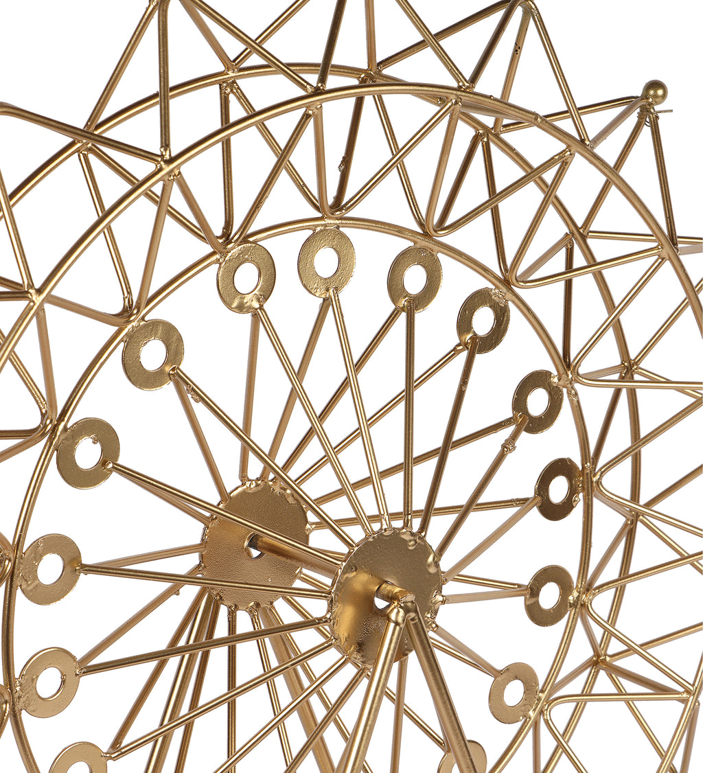 Amaya Decors The Ferrous Revolving Wheel Showpiece