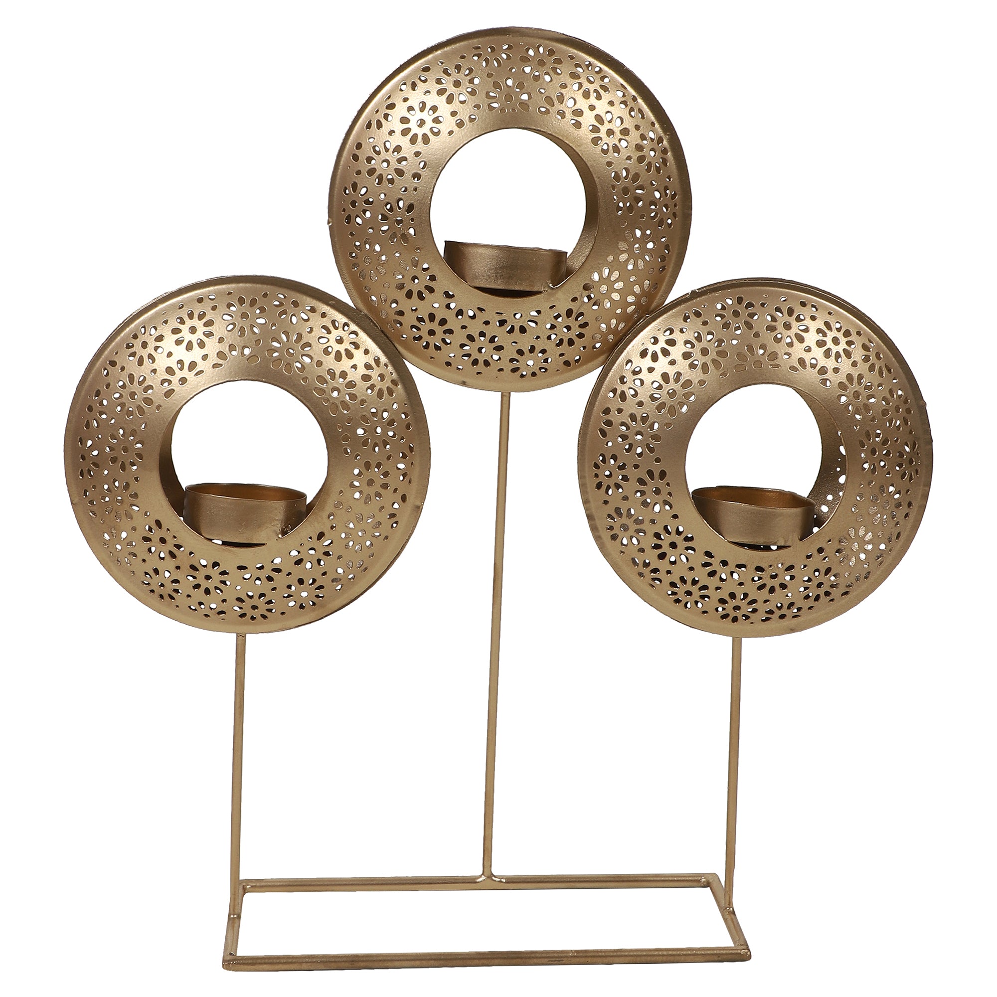 Amaya Decors Table Round Etching Tealight Holder