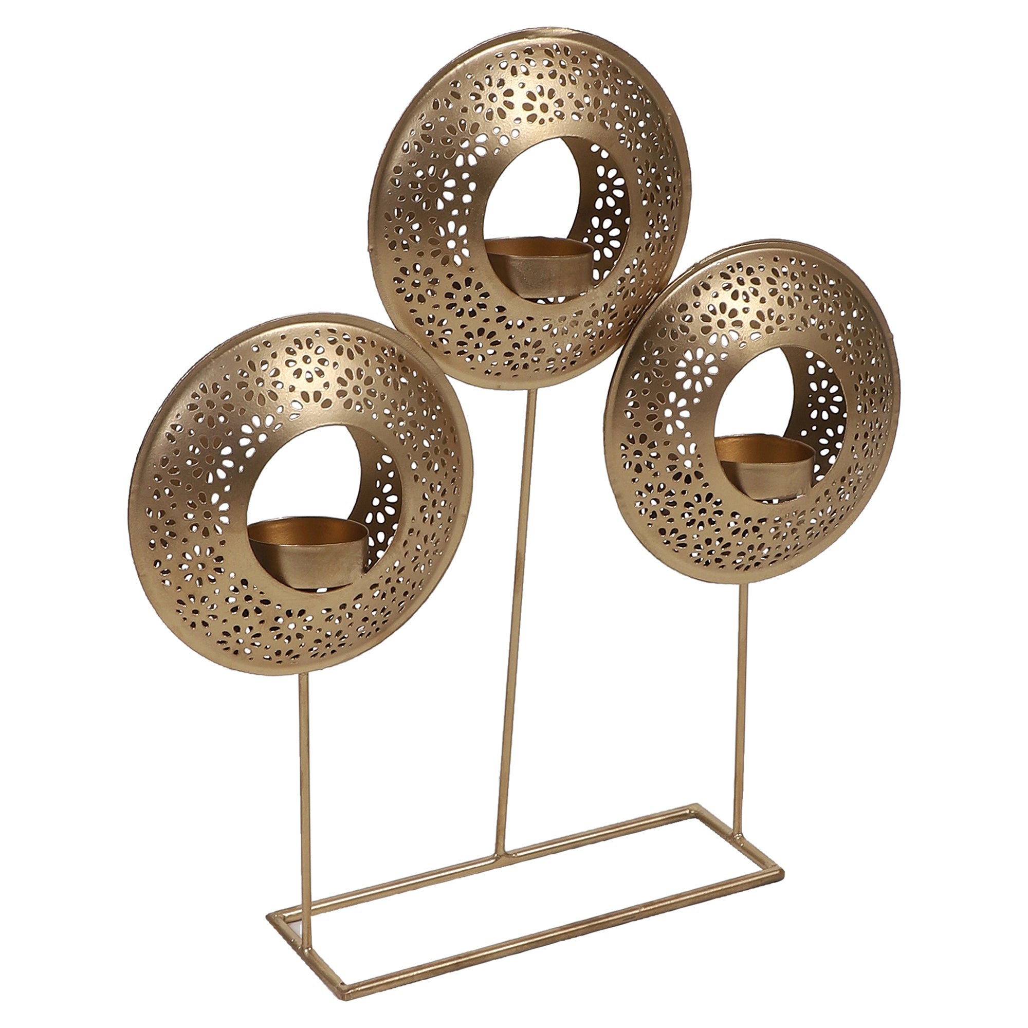 Amaya Decors Table Round Etching Tealight Holder