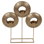 Amaya Decors Table Round Etching Tealight Holder