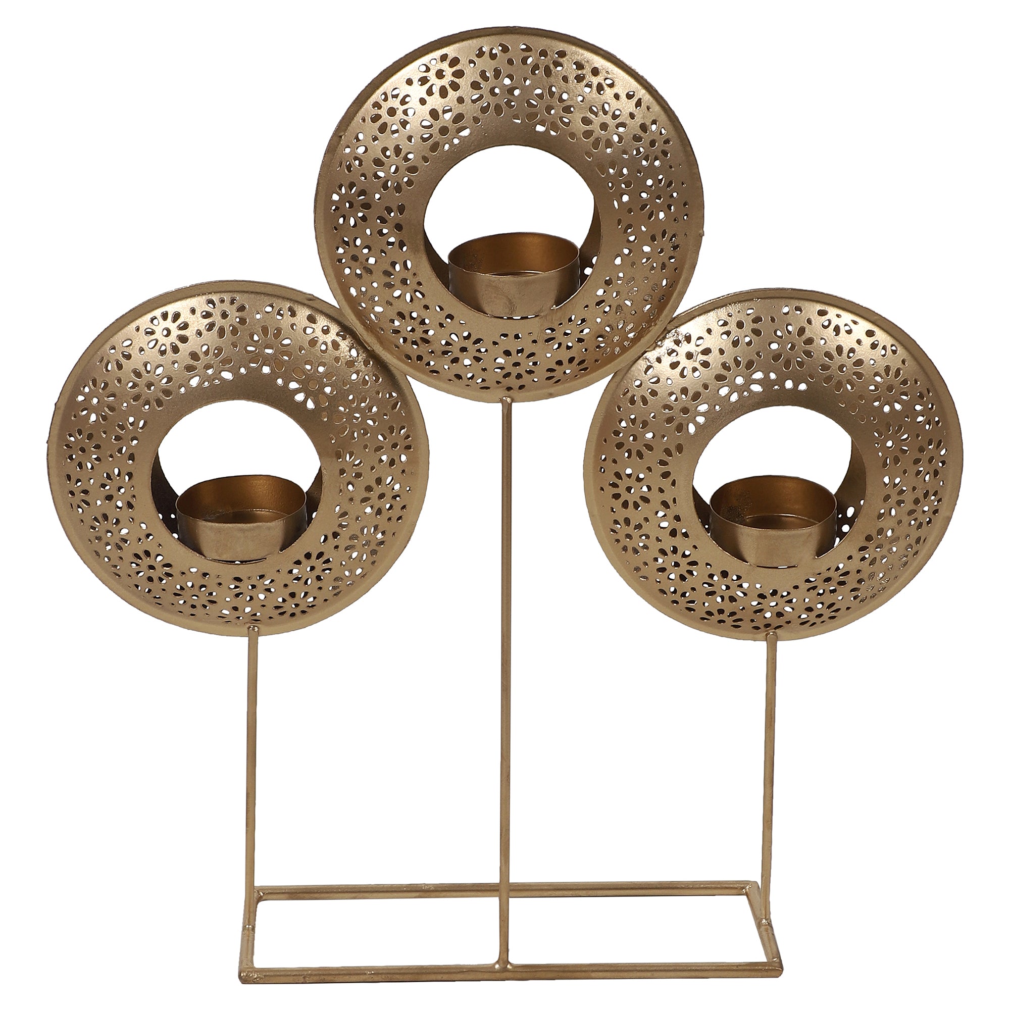 Amaya Decors Table Round Etching Tealight Holder