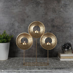 Amaya Decors Table Round Etching Tealight Holder