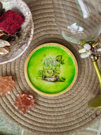 Handmade Cocktail Theme Coaster/Dish 2 Kiwi Green Mojito