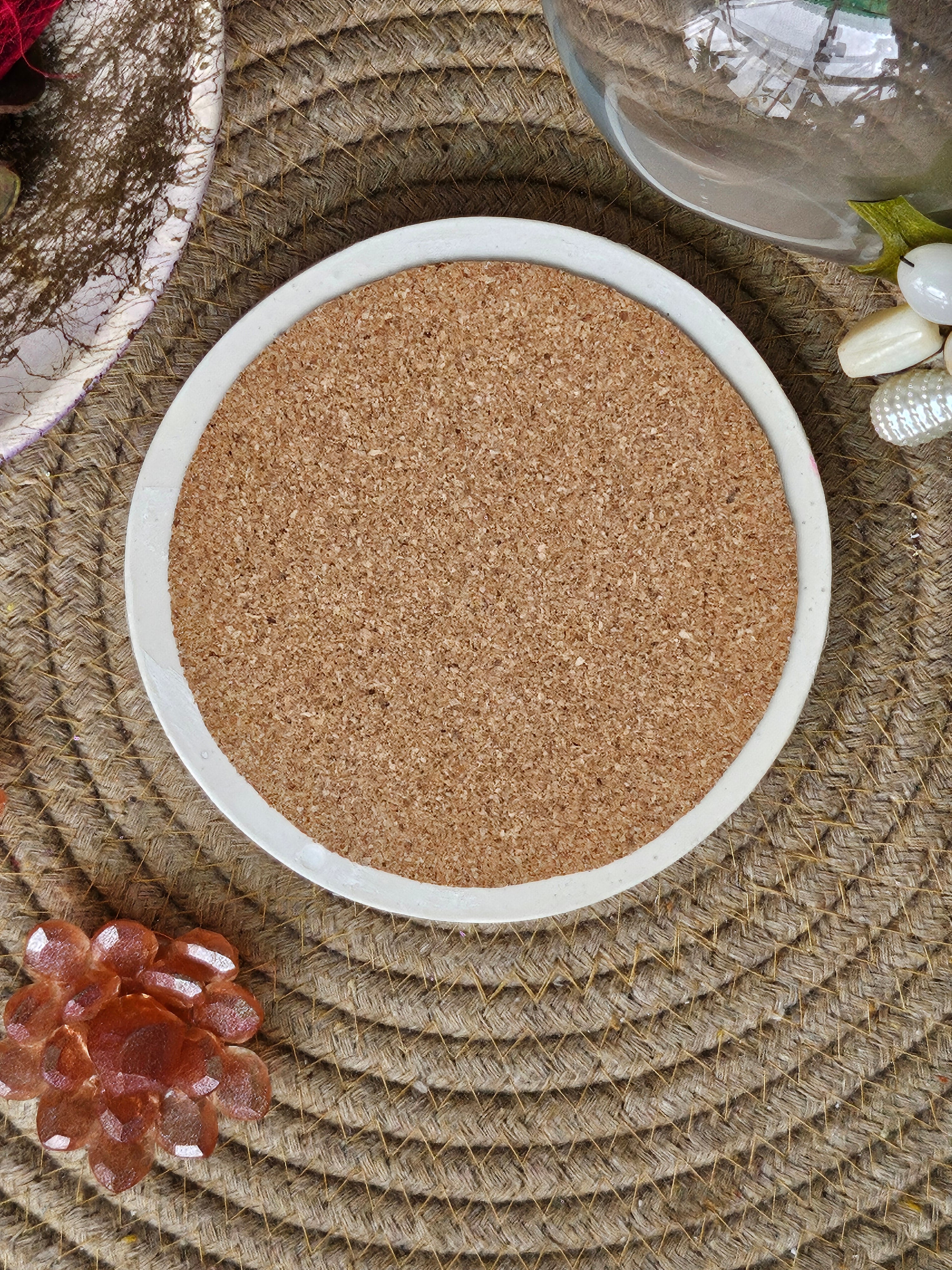 Handmade Cocktail Theme Coaster/Dish 3 Monochrome pattern