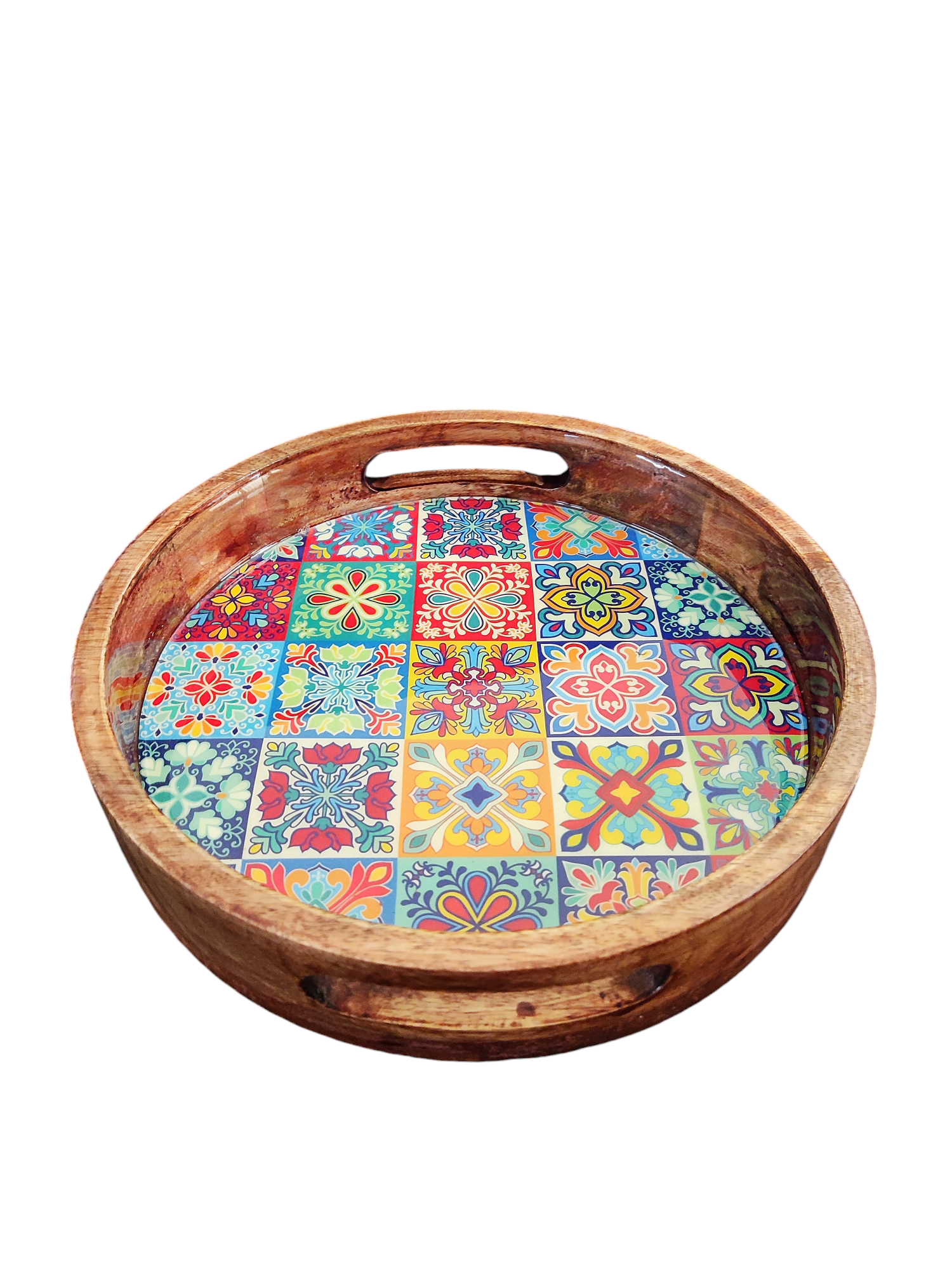 Round Tray - Peranakan Colorful Collection - 10''