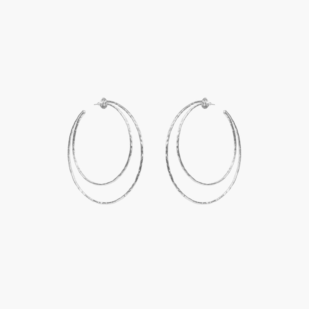 Kimberly Hoops - Silver