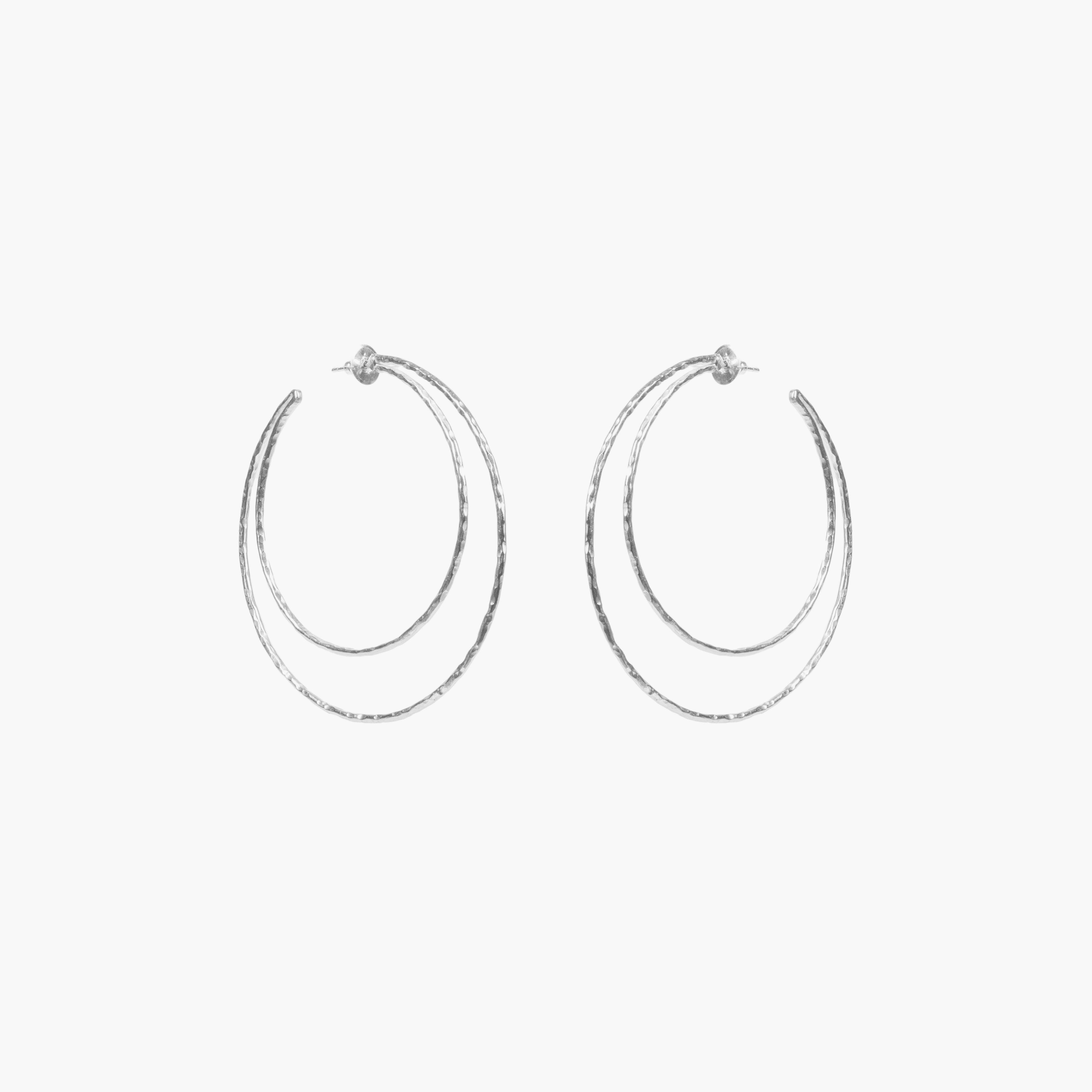 Kimberly Hoops - Silver