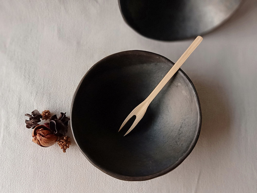 Longpi Black Pottery Soup Bowl