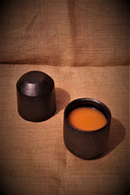 Longpi Black Pottery Tumbler Large Set of 2