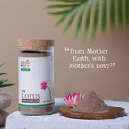 I'm Maatee Organic Lotus Powder 
Skin Transformation by Tightening Skin Texture, Scalp Revival by Reducing Excess Oil 
with Quercetin and Kaempferol