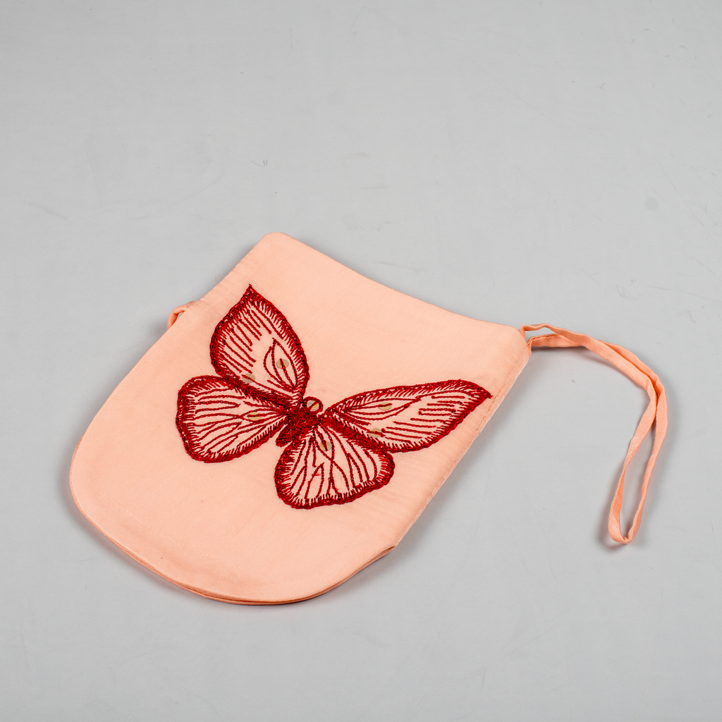 Float Hand Embroidered Pouch