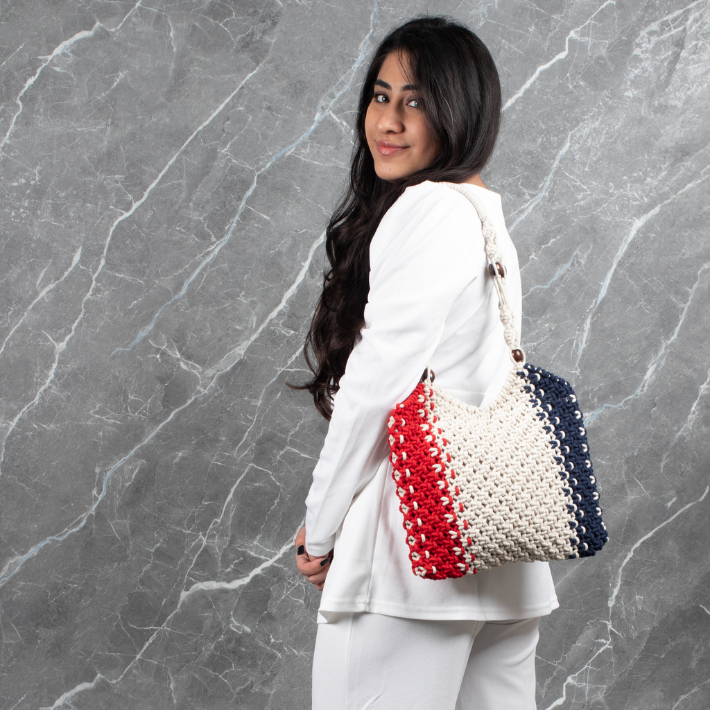 Hollyhock Macrame HandBag